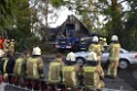 Grossfeuer Einfamilienhaus Siegburg Muehlengrabenstr P0925